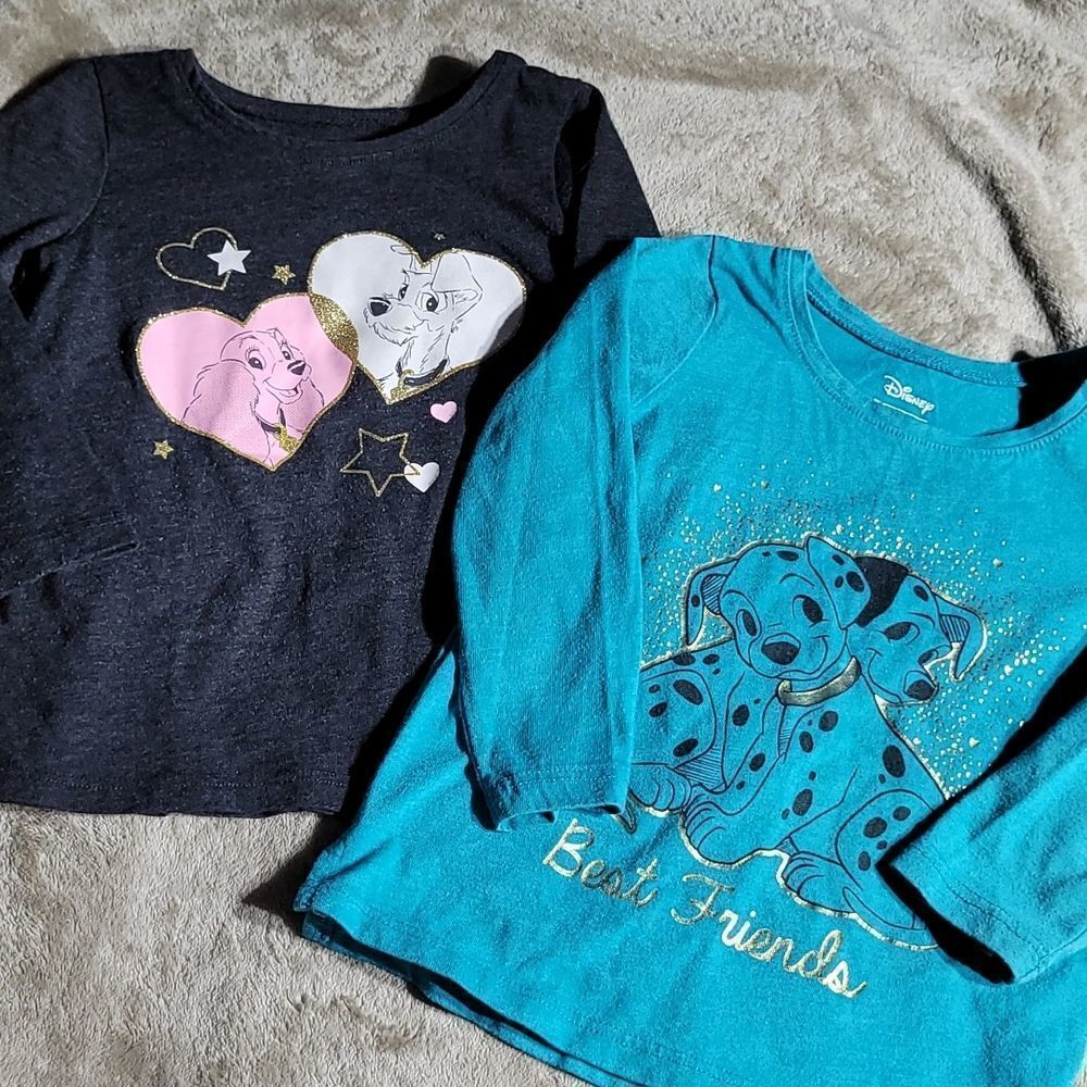 💛CLEARANCE💛 Disney Jumping Beans 2PC Girls' Long-sleeve Shirts - SIZE 18M